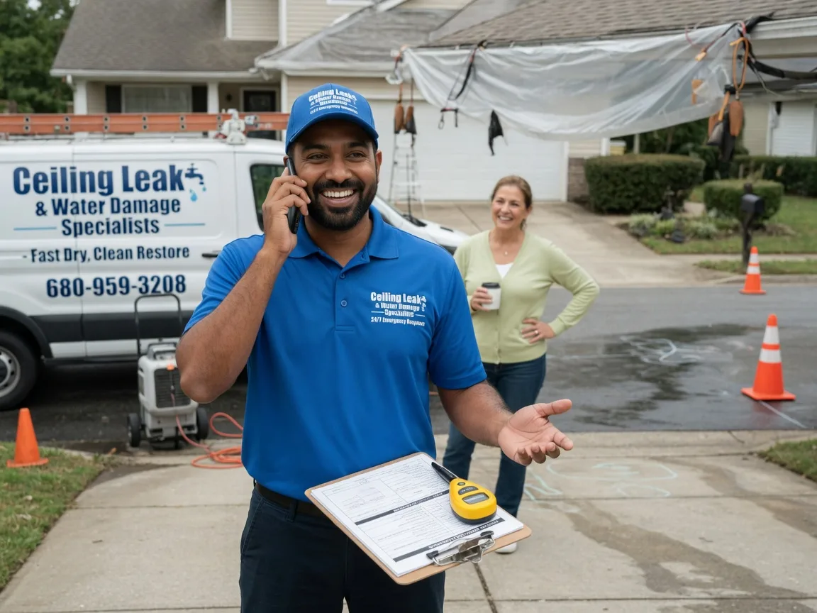 Ceiling Leak Cleanup Loachapoka, AL FAQs